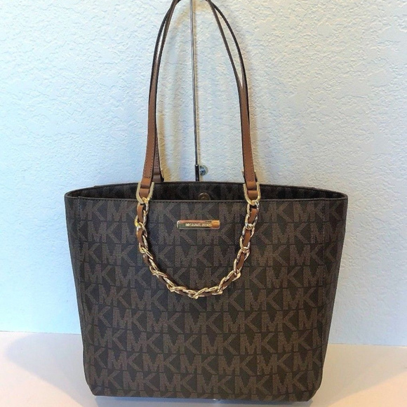 Michael Kors Harper Large Tote Signature Logo - Picture 2 of 7